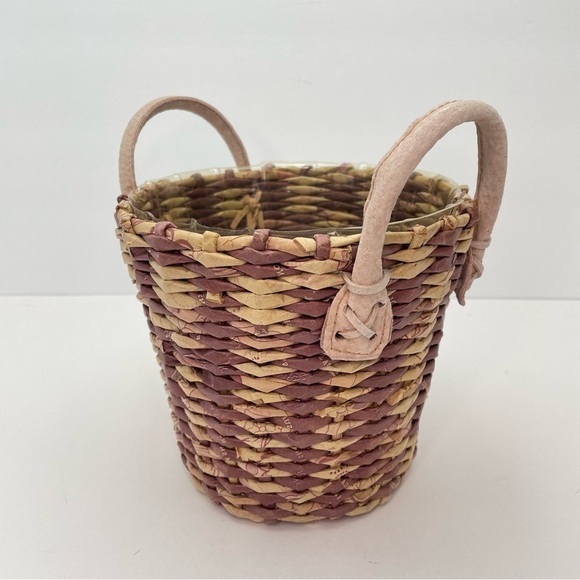 PLANTER Pot/Basket Wooven with Handles - Picture 4 of 14